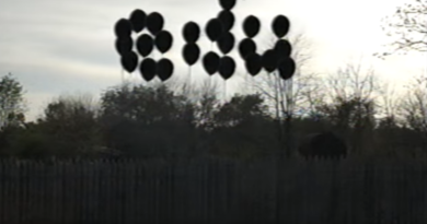 EDU spelled out in balloons